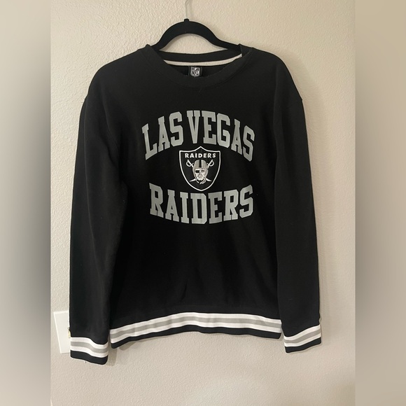 NFL Raiders - Las Vegas - Football - Black - Medium - Sweater - White - Picture 1 of 2